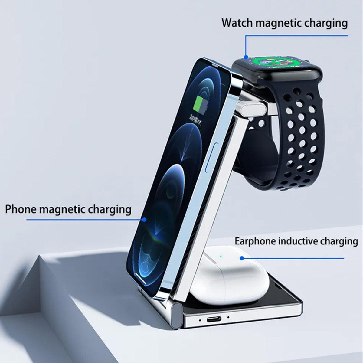 4 in 1 Magnetic Wireless Charger