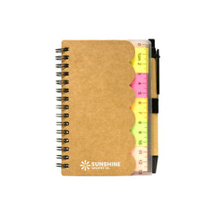 A6 Craft Notebook with Scale, Pen, and Post-it