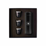 Promotional Gift set with Insulated Bottle and espresso cup Black
