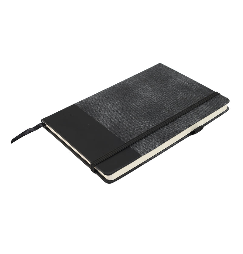 Two-tone Personalized PU Notebook – custom branded corporate gift, Kaaf Creations UAE