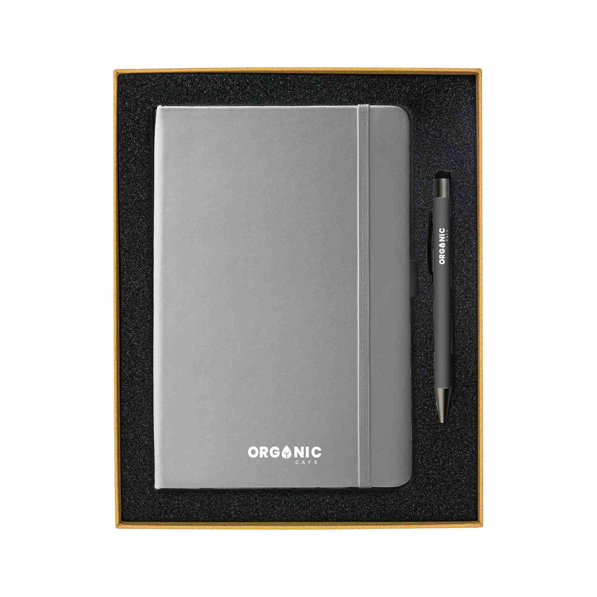 Giftset with Gray Notebook and pen
