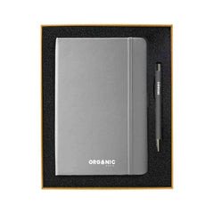 Giftset with Gray Notebook and pen