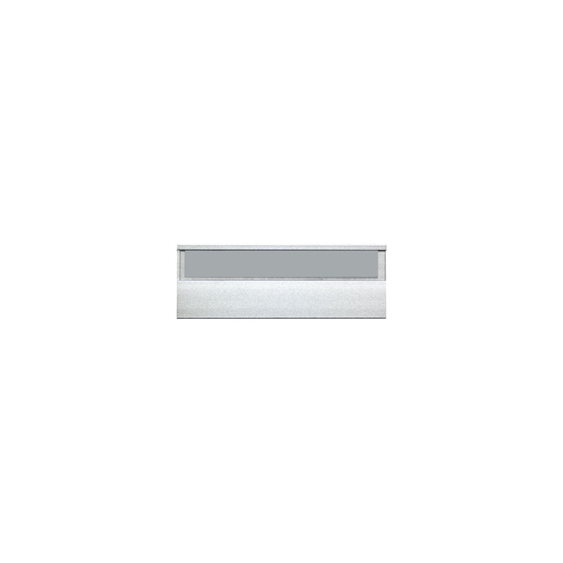 Name Badge with Pin Silver
