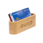 Bamboo Card Holder
