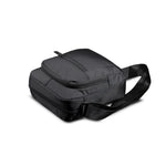 Premium black sling bag with adjustable strap and multi-compartment travel design