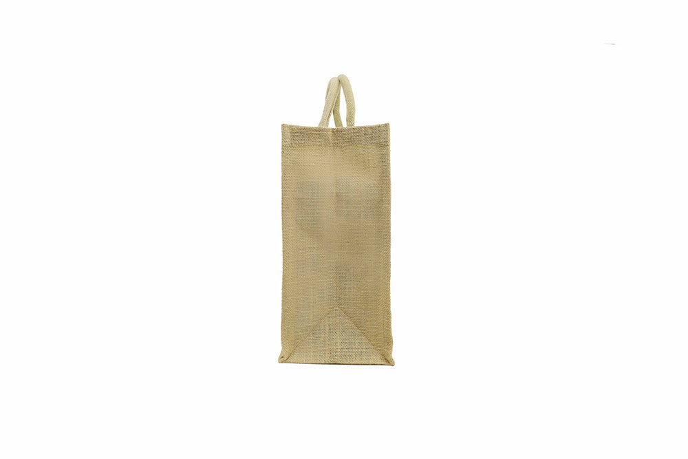 Jute Bag with Button Closure – custom branded corporate gift, Kaaf Creations UAE