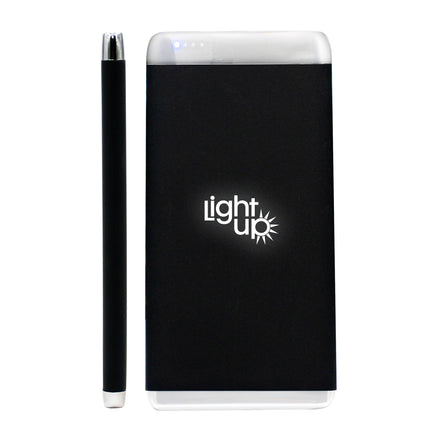 Slim Powerbank With Lightup Logo
