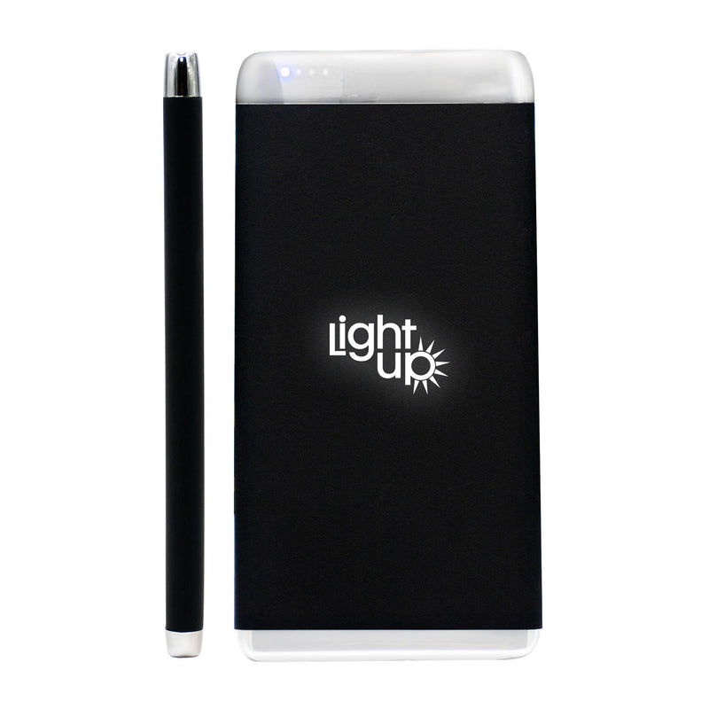 Slim Powerbank With Lightup Logo
