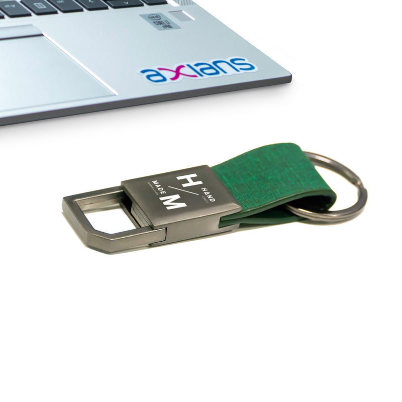 RPET Keychain Green