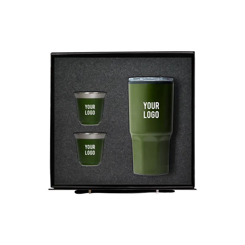 BrewCraft Trio espresso cup tumbler drinkware corporate gift set UAE