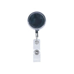 Metal plastic badge reel with big round