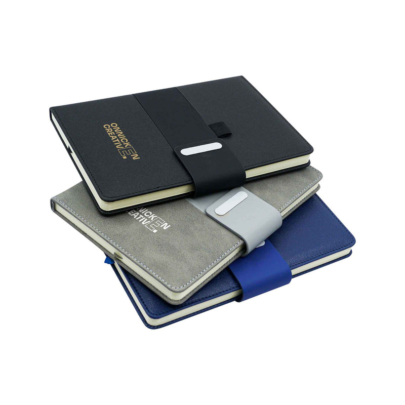 Stylish PU Notebook Black