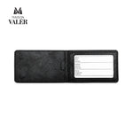 The Identifier premium leather luggage tag custom logo corporate travel gift UAE