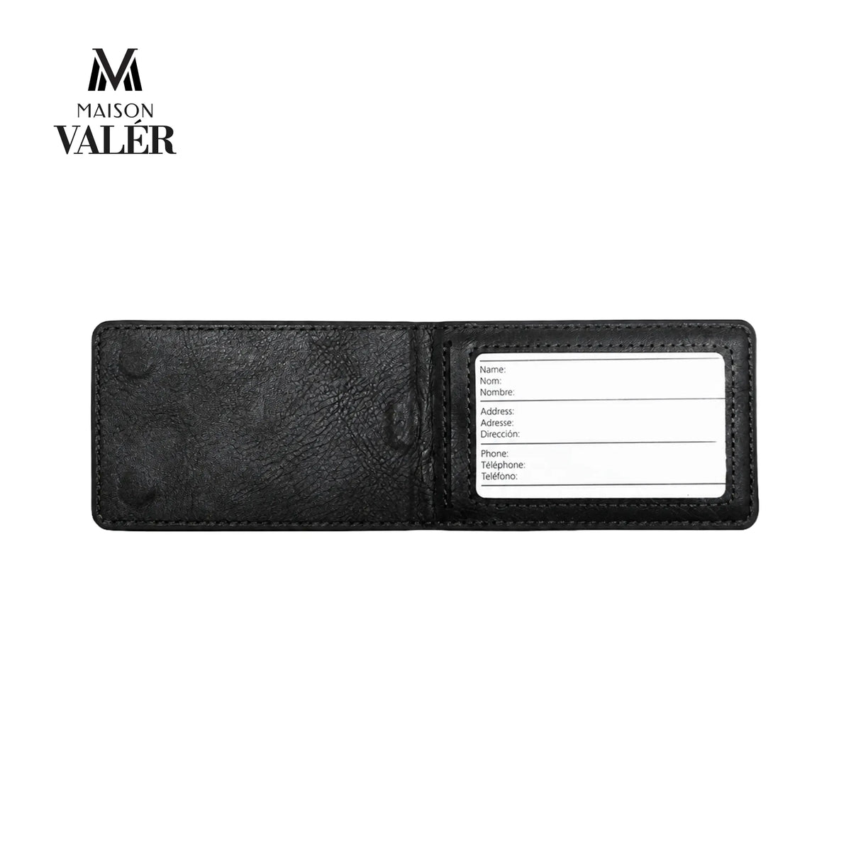 The Identifier premium leather luggage tag custom logo corporate travel gift UAE