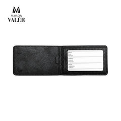 The Identifier premium leather luggage tag custom logo corporate travel gift UAE