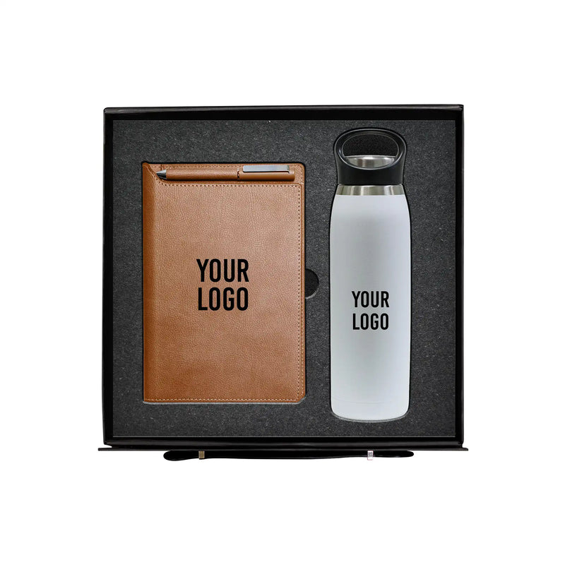 Slate Executive Duo Corporate Gift Set Brown