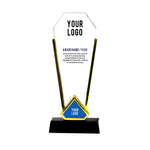 Trophy with Gold Edge and Black Base