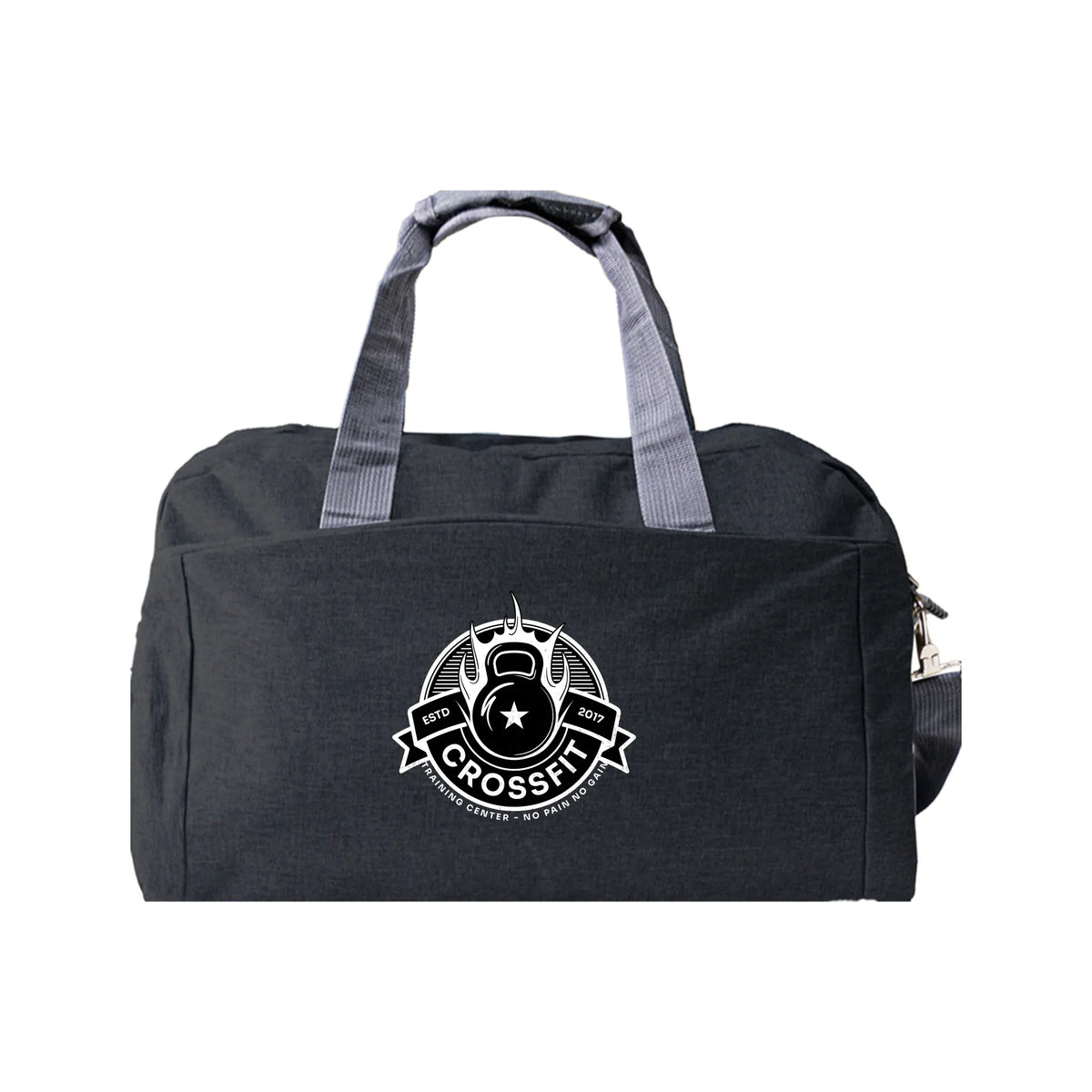 Duffle Bag with front and side pocket Black