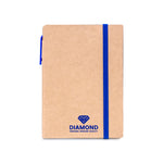 A6 Craft Notebook with Pen and Post-it Blue