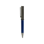 Blue metal pen with elegant barrel design – 11611BL