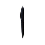 Black Metal pen with stylus Matt finish