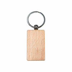 Bamboo keychain Rectangle shape