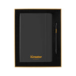 Giftset with Black notebook and pen