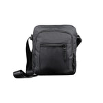 Premium black sling bag with adjustable strap and multi-compartment travel design