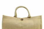 Jute Bag with Button Closure – custom branded corporate gift, Kaaf Creations UAE