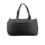 Black executive duffle bag with shoulder strap and spacious compartments for travel