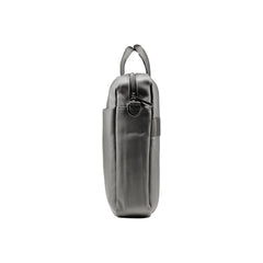 Premium Gray executive laptop bag with padded protection and luxury business travel design