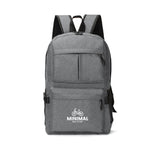 Back pack with USB Charging Point Gray