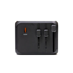 Universal travel adapter with 3 Type C and 2 USB A ports