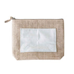Jute pouch with Natural patch