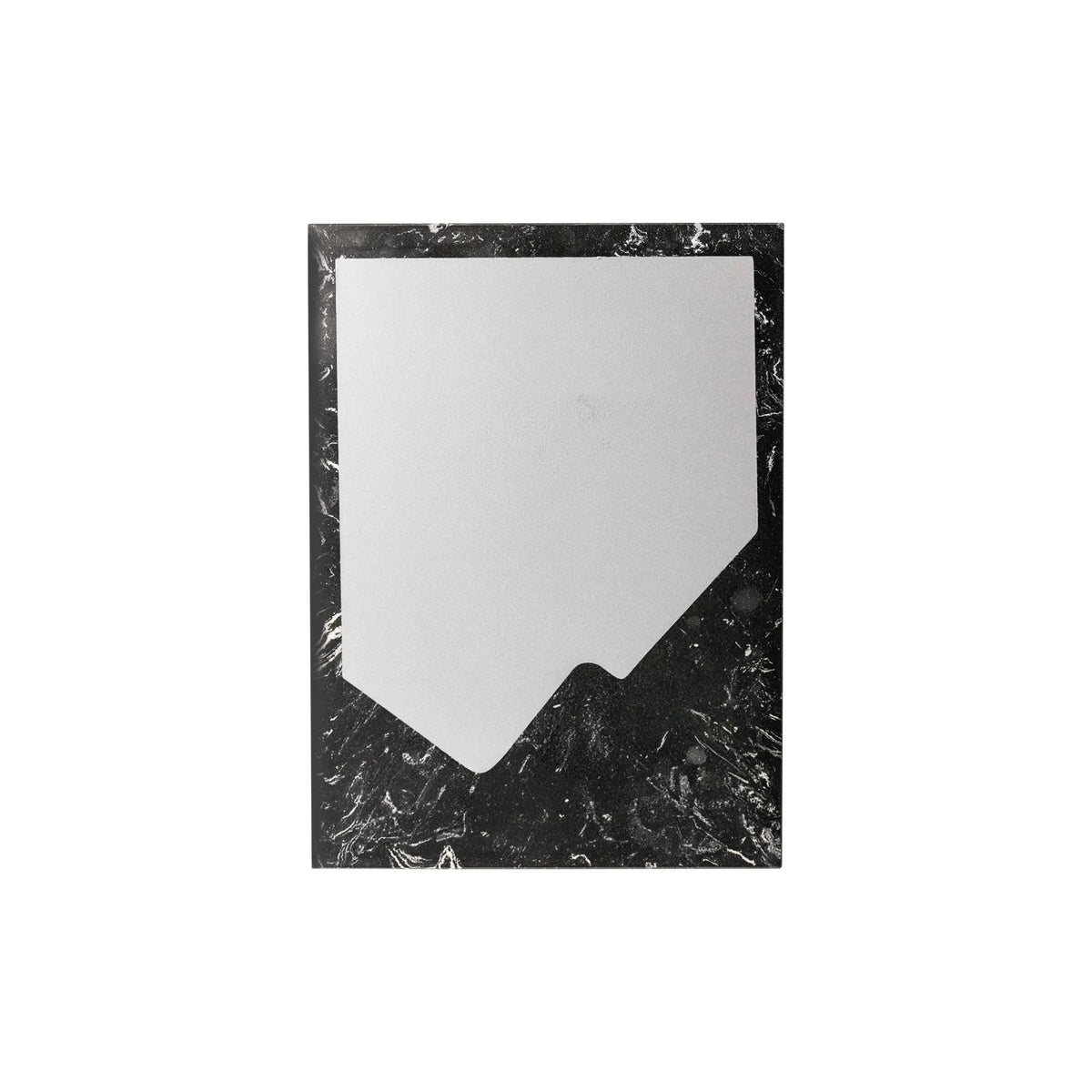 Black Stone Plaque Award with Metal Plate
