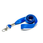 Lanyard with Metal Hook Blue