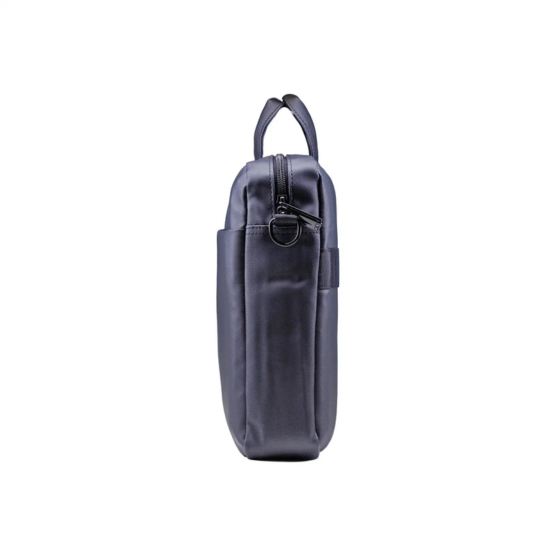 Premium blue executive laptop bag with padded protection and luxury business travel design