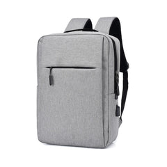 Backpack with USB Charging Point Gray