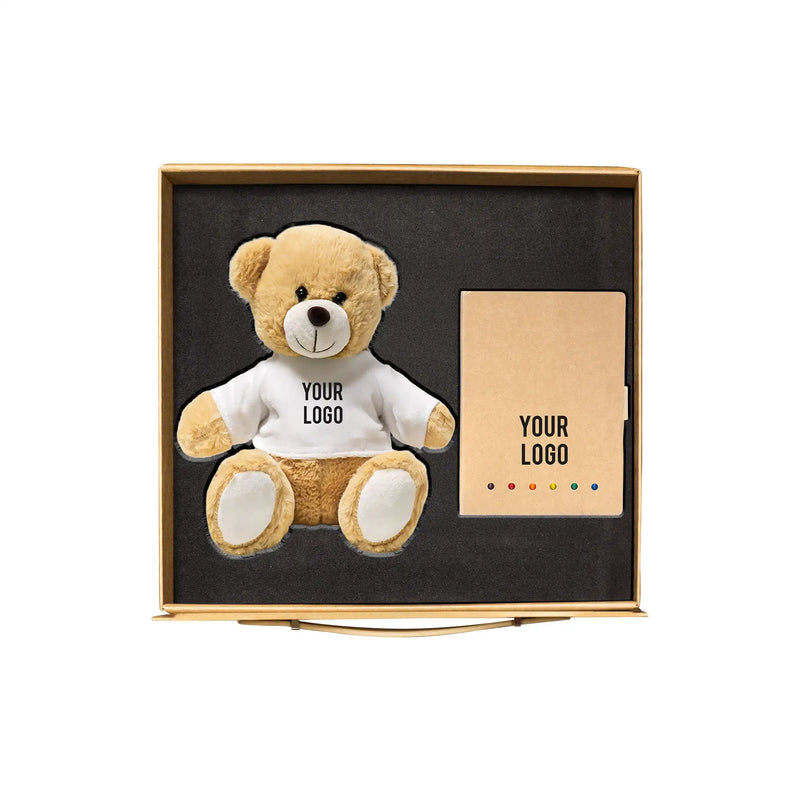 Teddy Tales kids gift set teddy bear custom T-shirt eco drawing book UAE