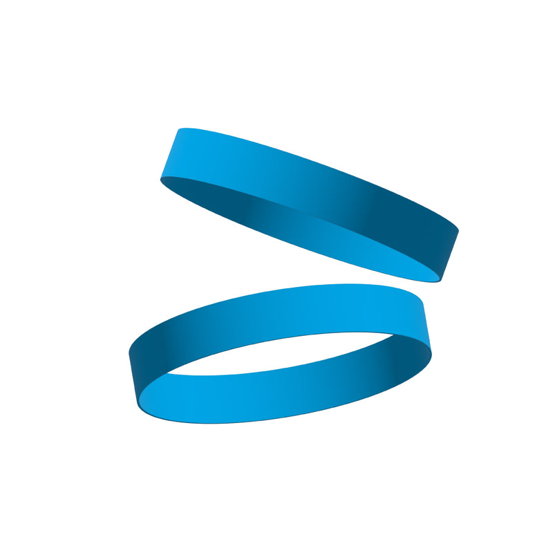 Silicon Wrist Band Light Blue