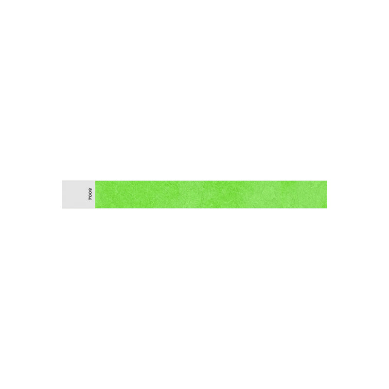 Tyvek Wrist Band Light Green