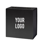 Luxury Gift Box with PU Leather Handle Black Large