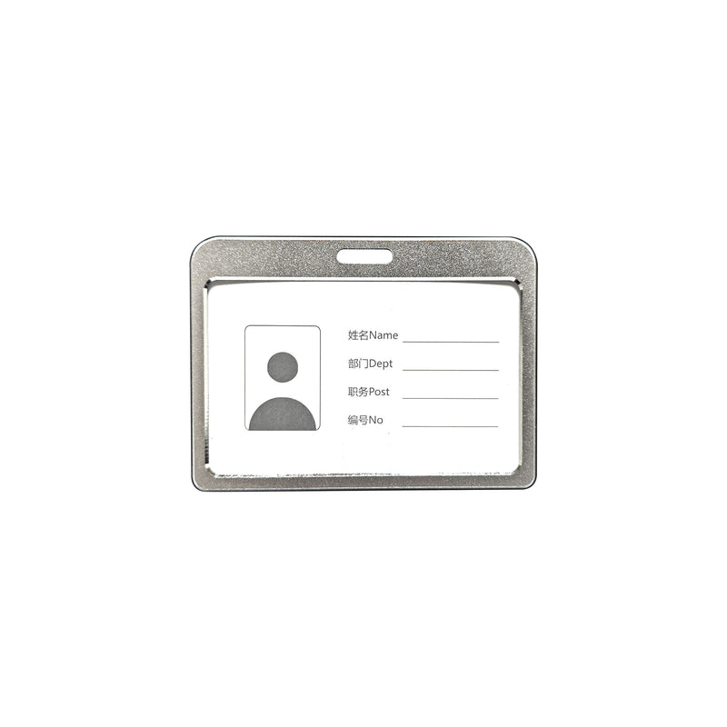 Aluminum ID Card Holder Horizontal