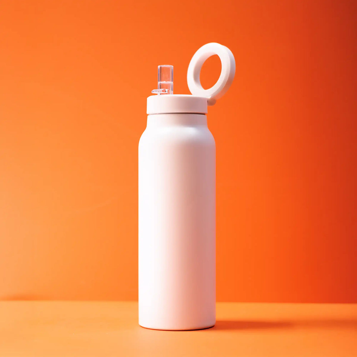Magnetic insulated water bottle with phone holder in multiple colors