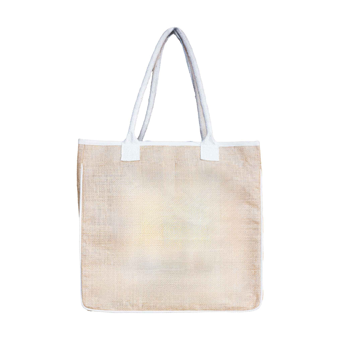 Laminated Jute bag with velcro