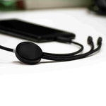 RPET Charging cable with Lightup Logo