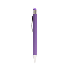 Metal pen with color stylus Purple
