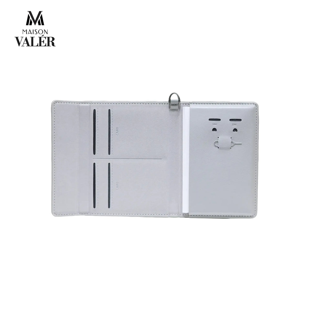 Multifunctional leather travel wallet corporate gift custom engraving UAE GCC