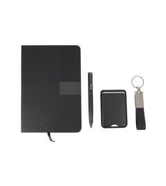 Notebook, Card Holder, Keychain Gift Set – custom branded corporate gift, Kaaf Creations UAE