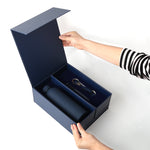 Blue Magnetic Gift Set – custom branded corporate gift, Kaaf Creations UAE